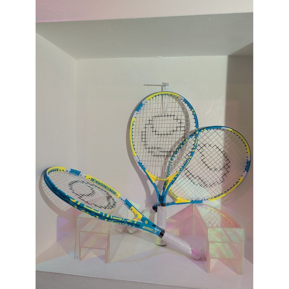 NEW HEAD Net Generation 21" Junior Tennis Racquets Lot of 3 Youth Blue Yellow
